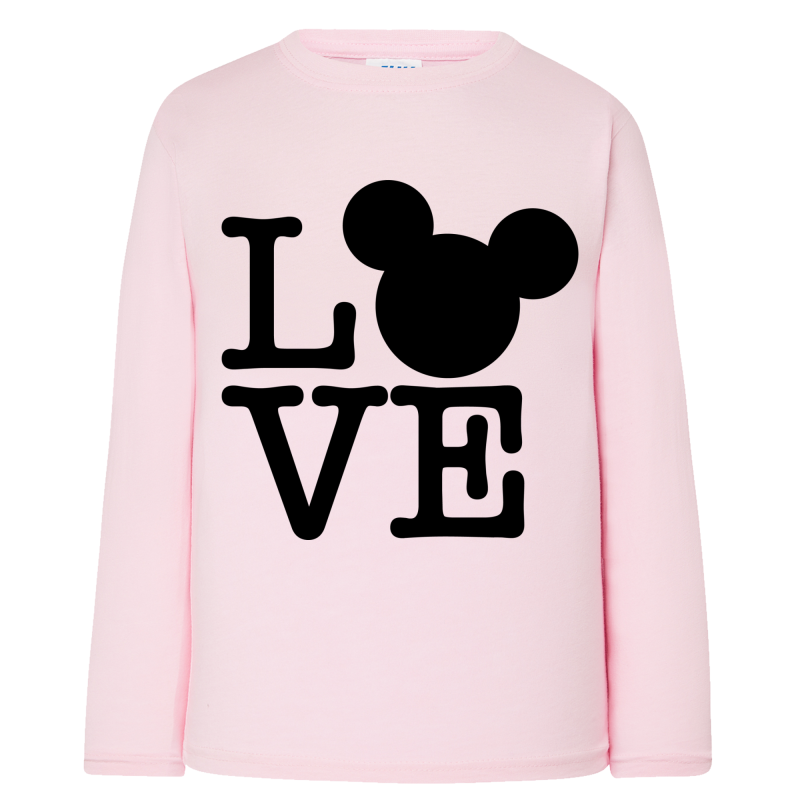 Love Mickey - T-shirts Manches longues