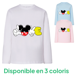 Love Mickey 2 - T-shirts Manches longues