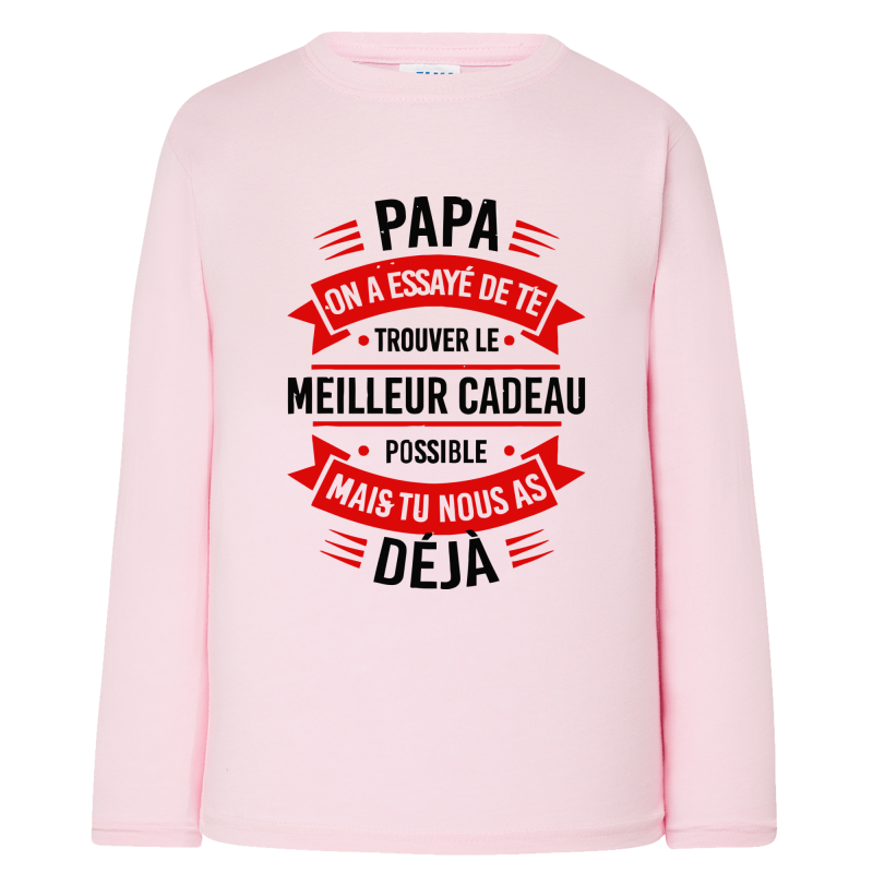 Papa cadeau - T-shirts Manches longues