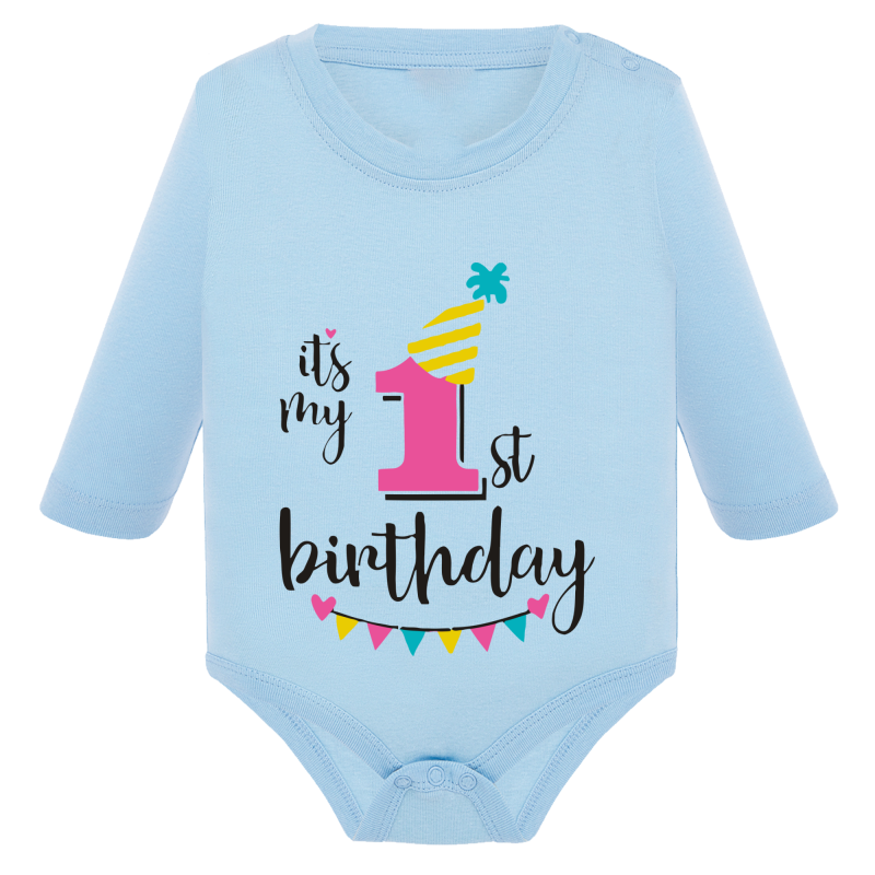 1st Birthday - Body Manches Longues