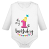 1st Birthday - Body Manches Longues