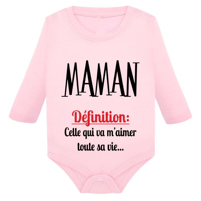 Définition Maman - Body Manches longues
