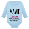 Définition Mamie - Body Manches longues
