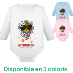 Ours Astronaure - Body Manches longues
