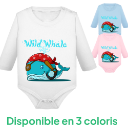 Baleine Wild Whale - Body Manches longues