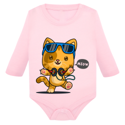 Chat Meow - Body Manches longues