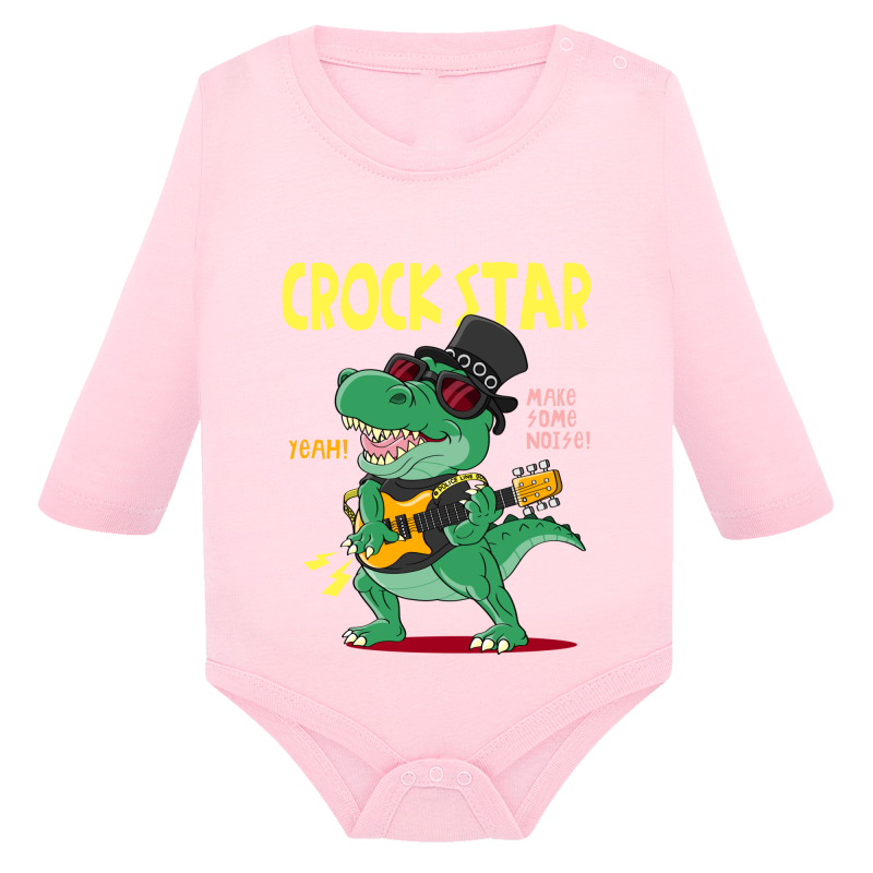 Croco Star - Body Manches longues