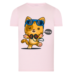 Chat Meow - T-shirt adulte et enfant
