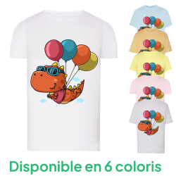 Dino Ballon - T-shirt adulte et enfant