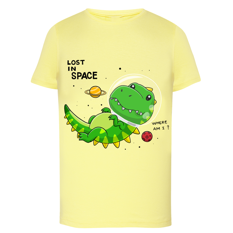 Dino Astronaute - T-shirt adulte et enfant