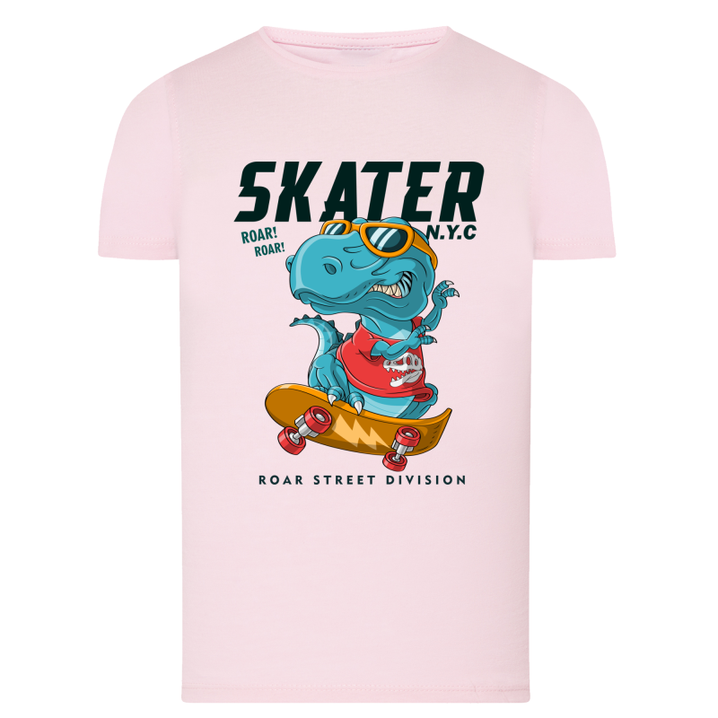 Dino Skate T-Rex - T-shirt adulte et enfant