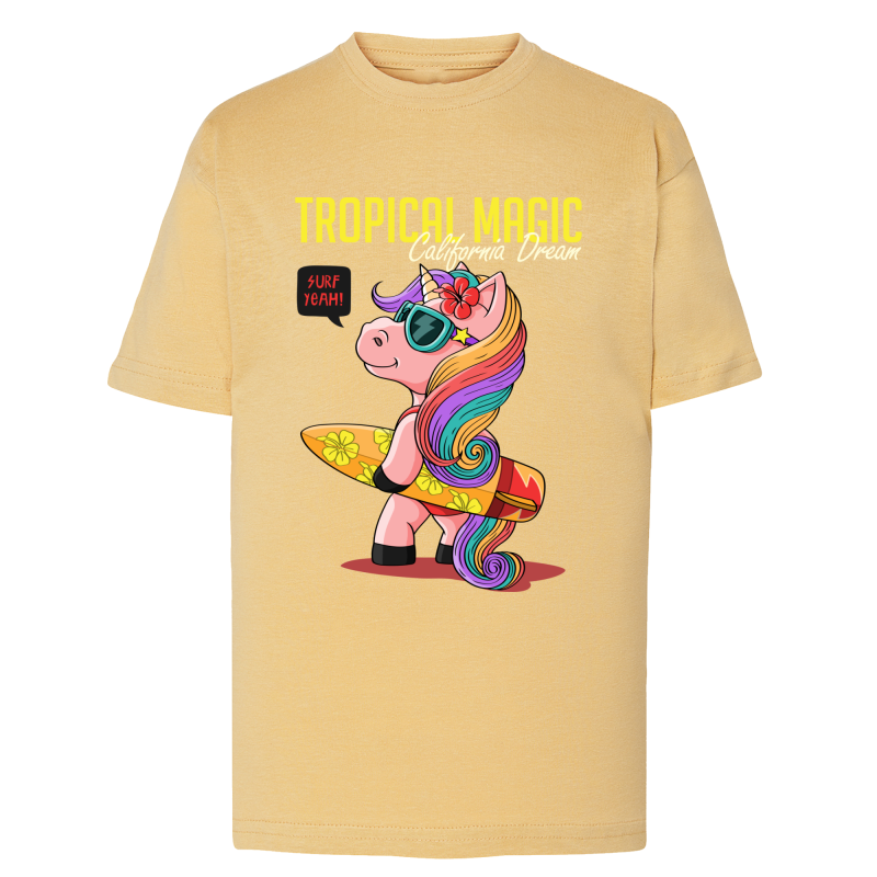 Licorne Surf Fashion - T-shirt adulte et enfant