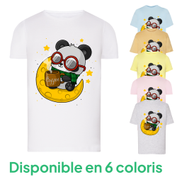 Panda Coffee - T-shirt adulte et enfant