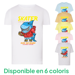 Requin Skate - T-shirt adulte et enfant