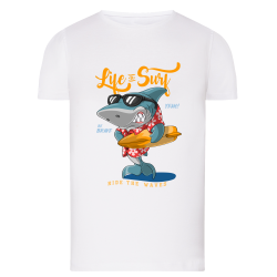 Requin Surf- T-shirt adulte et enfant