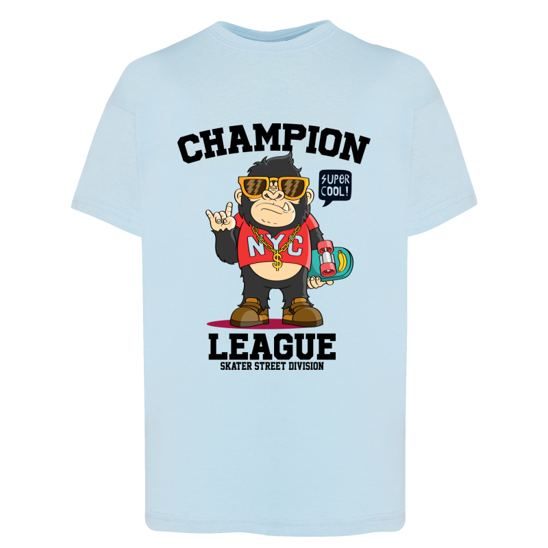 Singe Champion League Skate - T-shirt adulte et enfant