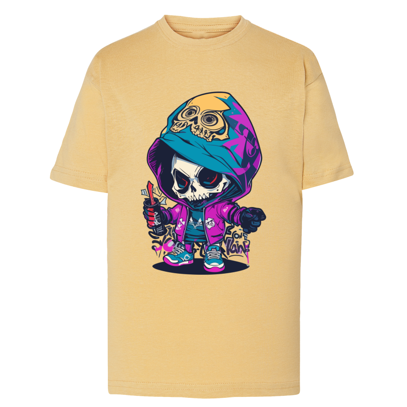 Skull Gangster - T-shirt adulte et enfant