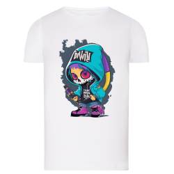 Skull Gangster Graff - T-shirt adulte et enfant