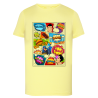 Planche de BD Comics PopArt - T-shirt adulte et enfant