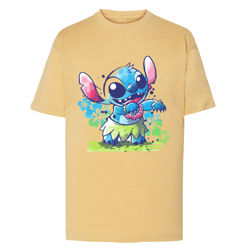Stitch Hawai - T-shirt adulte et enfant