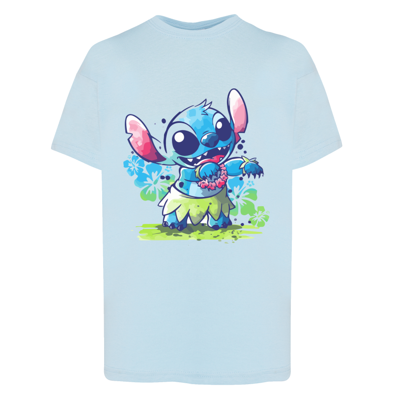 Stitch Hawai - T-shirt adulte et enfant