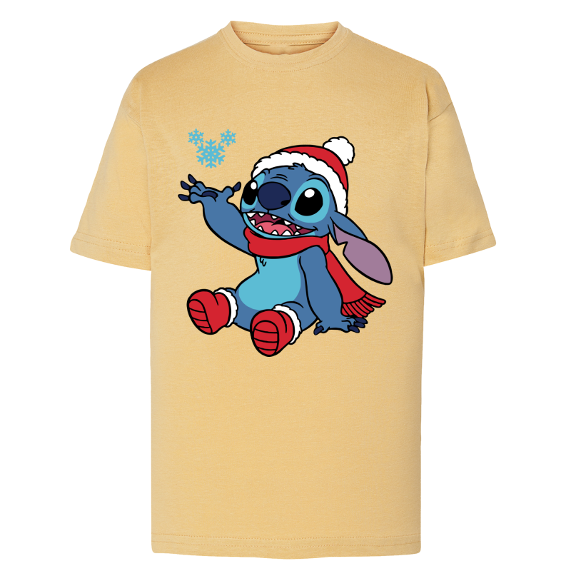 Stitch Noël 1 - T-shirt adulte et enfant