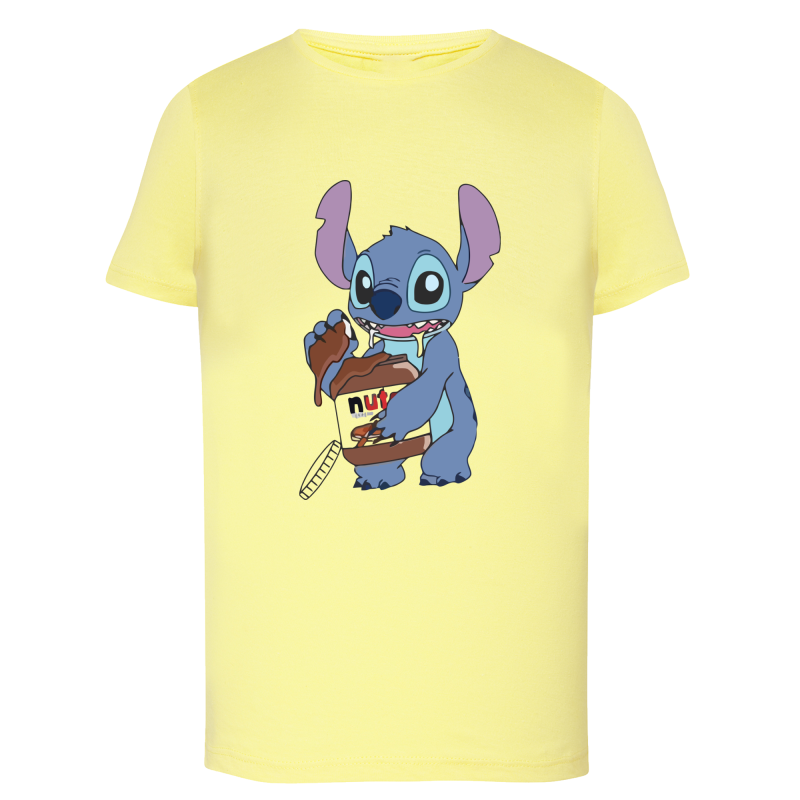 Stitch Nutella - T-shirt adulte et enfant