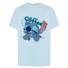 Stitch Fatigué café - T-shirt adulte et enfant