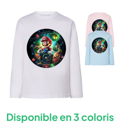 Mario Kart Circle IA - T-shirts Manches longues