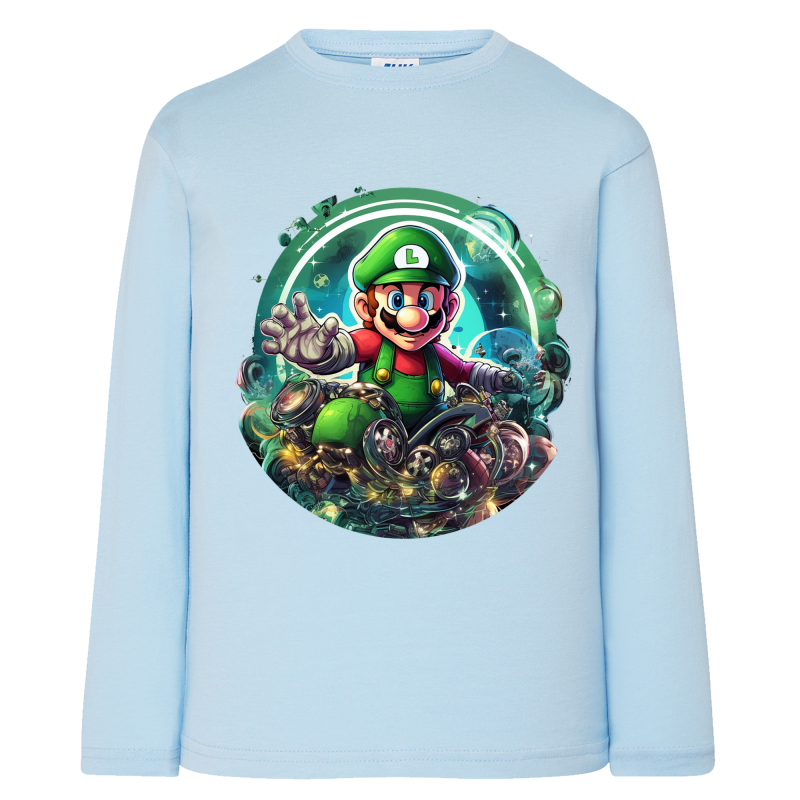 Mario Kart Luigi Circle IA - T-shirts Manches longues