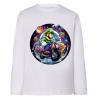 Mario Kart Luigi Moto Circle IA - T-shirts Manches longues