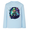 Mario Kart Luigi Voiture Circle IA - T-shirts Manches longues