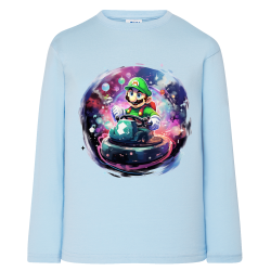 Mario Kart Luigi Voiture Circle IA 2 - T-shirts Manches longues