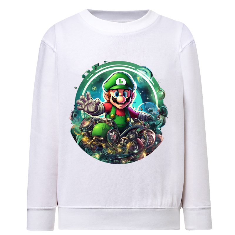 Mario Kart Luigi Circle IA - Sweatshirt Enfant et Adulte