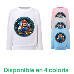 Mario Circle IA 5 - Sweatshirt Enfant et Adulte