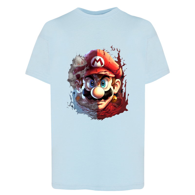 Mario Double visage IA 2 - T-shirt adulte et enfant