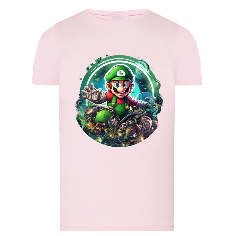 Mario Kart Luigi Circle IA - T-shirt adulte et enfant