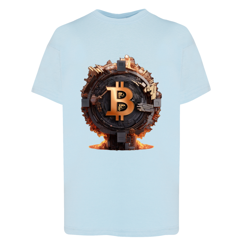 Bitcoin Blockchain - T-shirt adulte et enfant