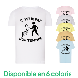 J'peux pas j'ai Tennis - T-shirt adulte et enfant