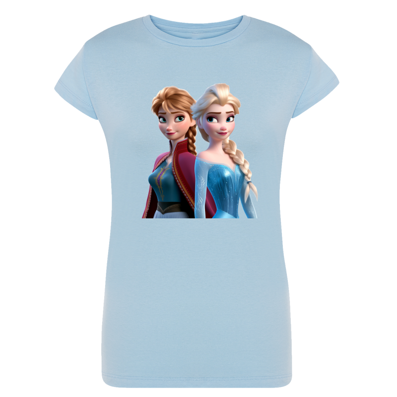 La Reine des neiges IA 4 - T-shirt pour femme manche courtes