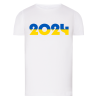 Drapeau 2024 Soutien Ukraine - T-shirt adulte et enfant