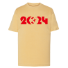 Drapeau 2024 Soutien Tunisie - T-shirt adulte et enfant