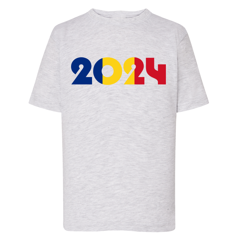 Drapeau 2024 Soutien Roumanie - T-shirt adulte et enfant