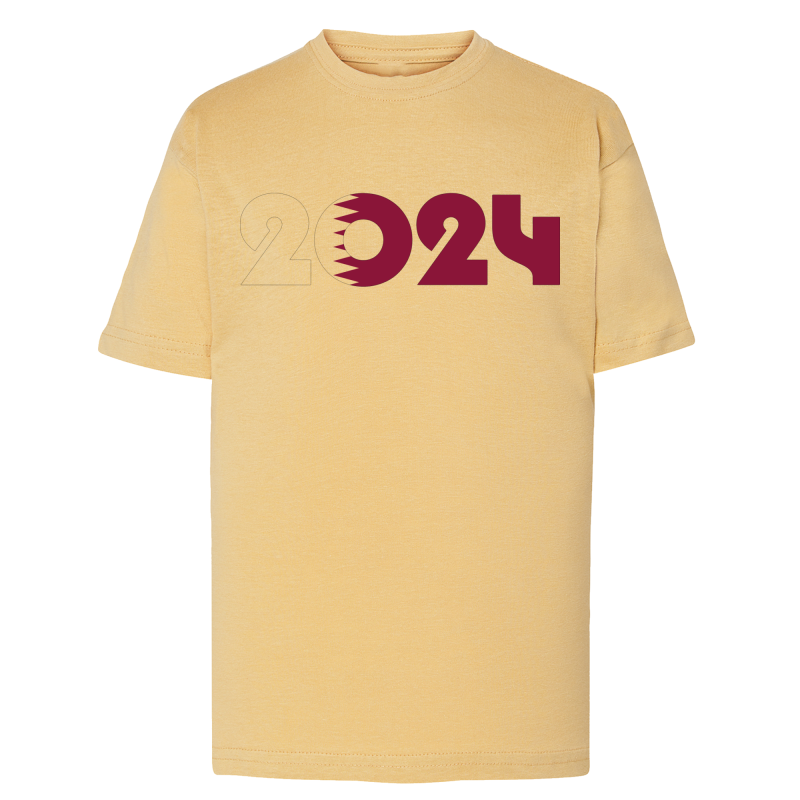 Drapeau 2024 Soutien Qatar - T-shirt adulte et enfant