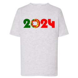Drapeau 2024 Soutien Portugal - T-shirt adulte et enfant