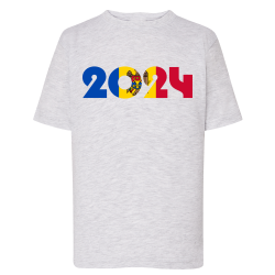 Drapeau 2024 Soutien Moldavie - T-shirt adulte et enfant