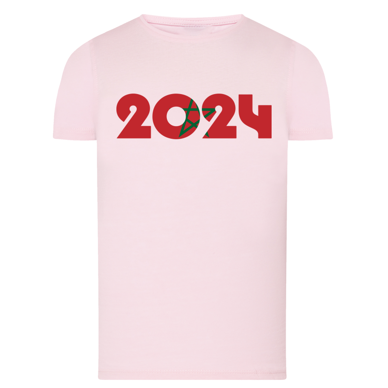 Drapeau 2024 Soutien Maroc - T-shirt adulte et enfant