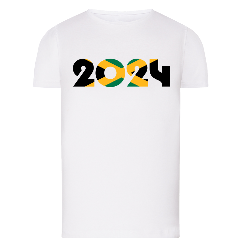 Drapeau 2024 Soutien Jamaique - T-shirt adulte et enfant