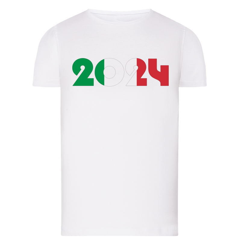 Drapeau 2024 Soutien Italie - T-shirt adulte et enfant
