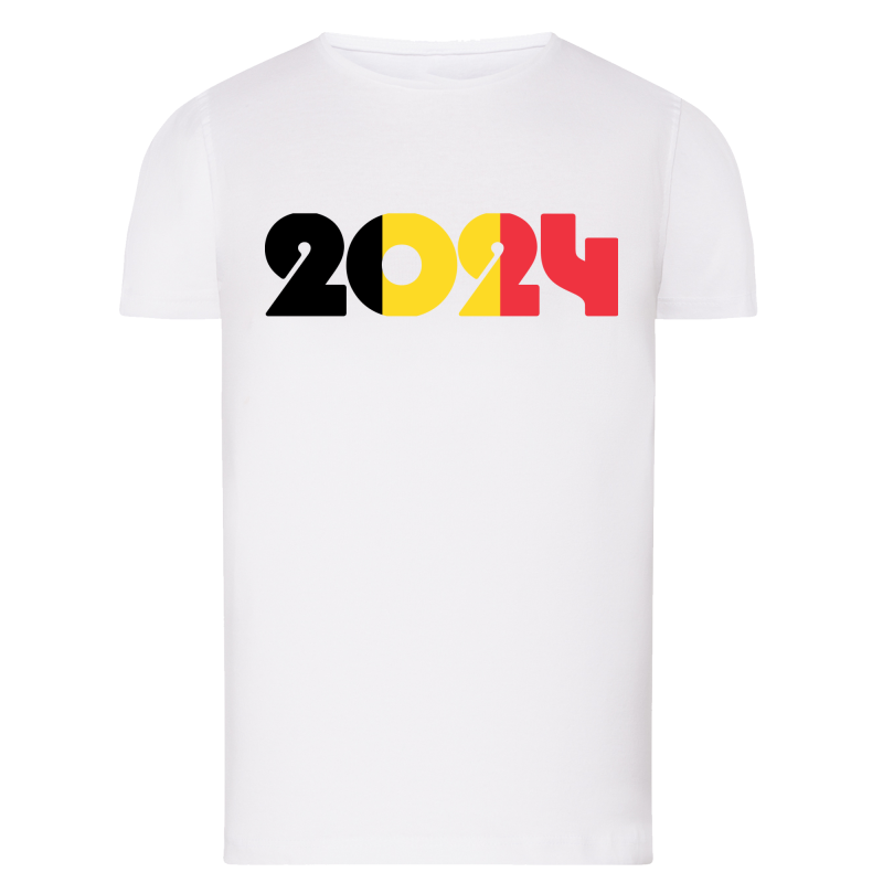 Drapeau 2024 Soutien Belgique - T-shirt adulte et enfant